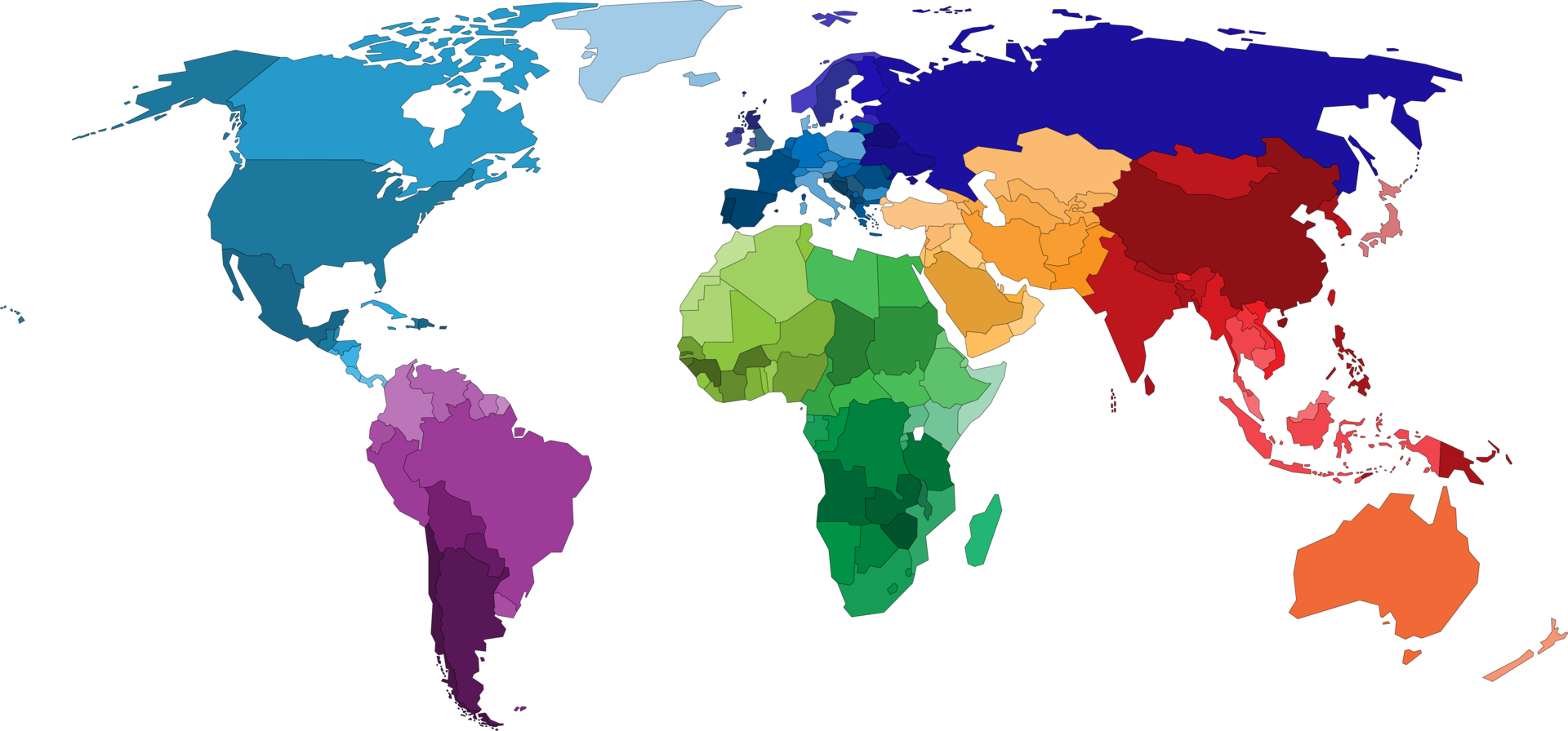 Carte du monde